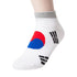 Flag and USA President Character Ankle Socks