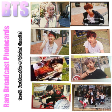 BTS Rare Broadcast Photocards Official Goods - Jungkook V Suga J-hope Jimin RM JIN