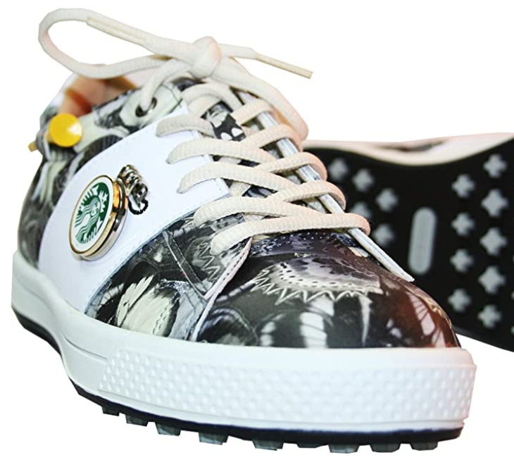 Karakara Spike Less Golf Shoes Kr 403 Black 245 mm for Women