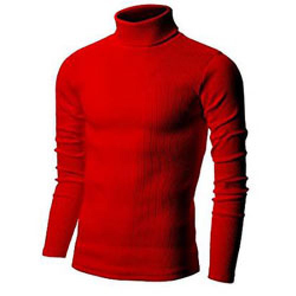 Nyfashioncity Ribbed Turtleneck Thermal Sweater