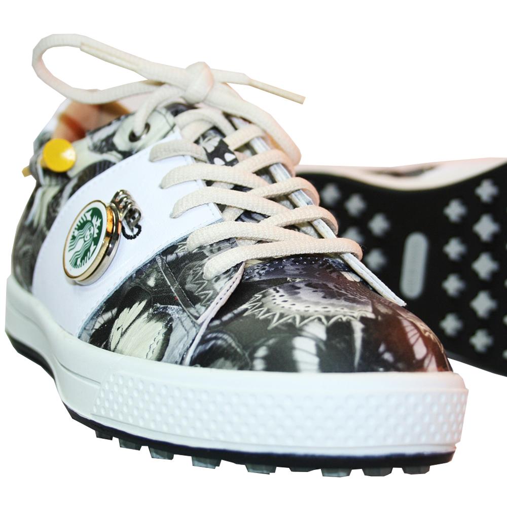 Karakara Spike Less Golf Shoes KR 403 Black 230 mm For Women